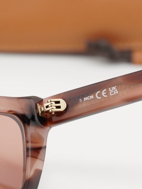 MCM MW0010 74S Cat Eye Sunglasses – Pink Havana / Bordeaux main image 8